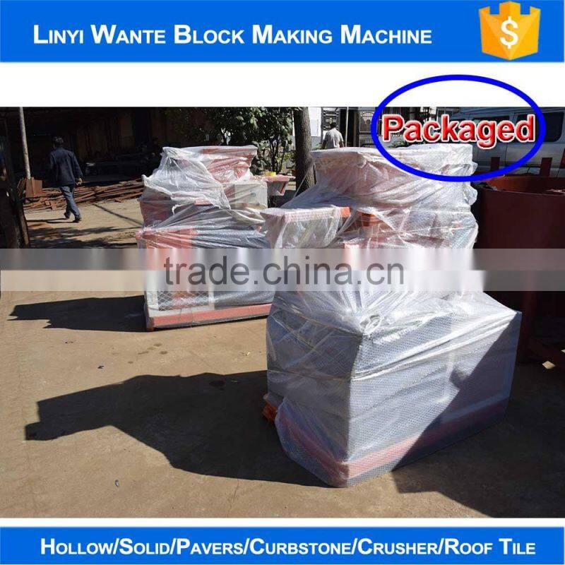 Low price hot sale WT1-25 soil clay interlocking bricks making machine production line