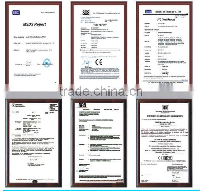 Ni-MH AA1300mAh rechargeable battery