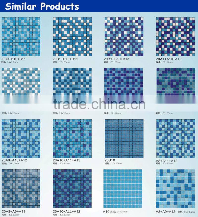 mosaic supplies 2 inch ceramic wall tiles for swimming pool decorative