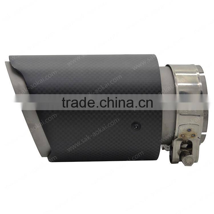 carbon fiber muffler tip cat-back exhaust pipe tip