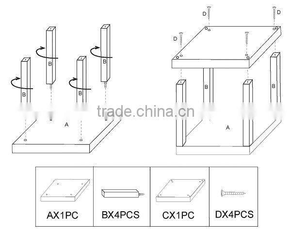 Modern fashion designer coffee table