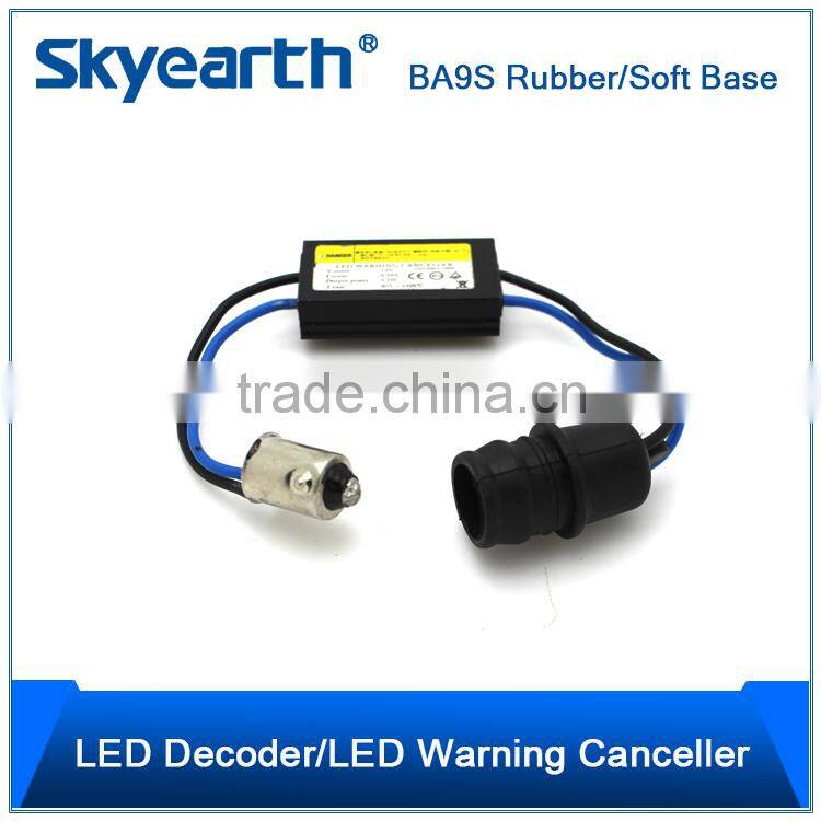 hid xenon can-bus error canceller ba9s soft base
