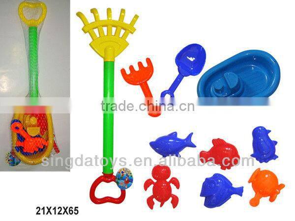 Summer beach set baby toy ( van, fork, shovel...)