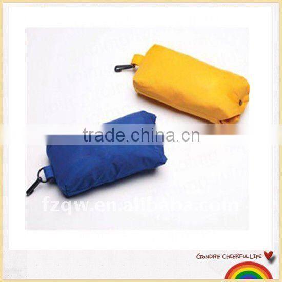 Nylon taffeta packable poncho raincoat