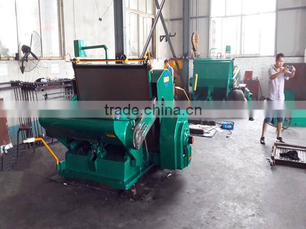 High efficiency die cutting creasing machine for corrugated paperboard