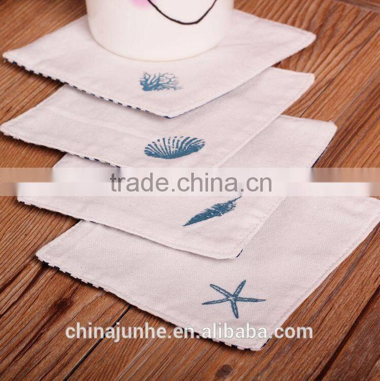 Home decoration Mediterranean style cotton coaster for sale