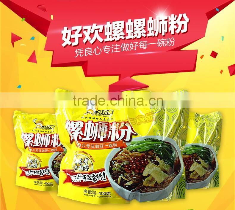 Chinese traditional non-fried instant noodle Liuzhou river snail rice noodle wholesale alibaba