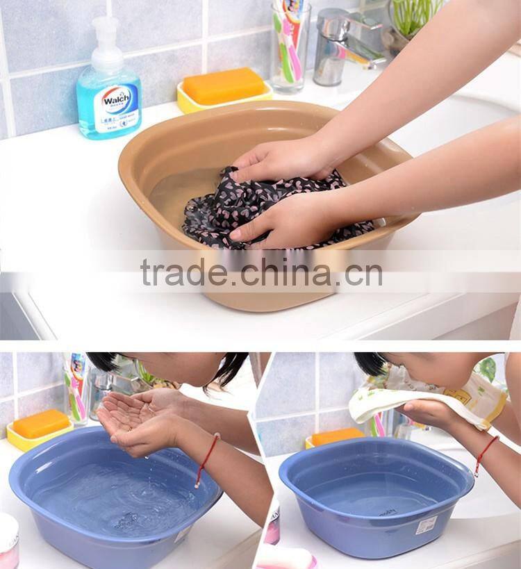 Plastic baby small wash hair and foot basin toilet basin outdoor wash basin hair