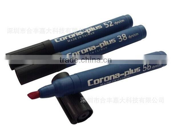 corona test pen for plastic sheet