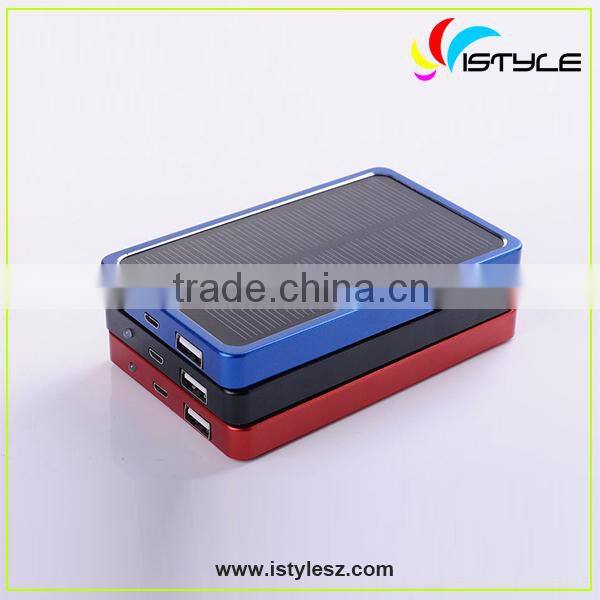 Portable solar battery pack external solar charger for mobile phone 4000mah