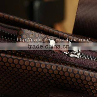 Fashion trendy mens leather messenger bag