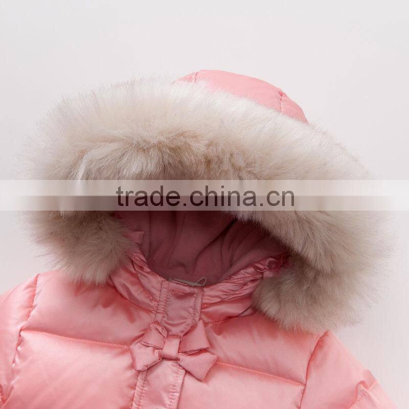 DK0001 dave bella 2015 winter infant coat baby padded jacket girls padded coat girls down coat down jacket