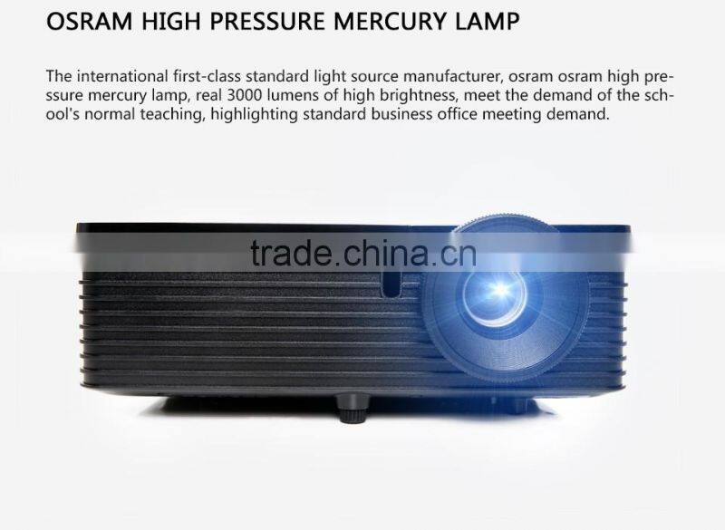 Shezhen Manufacture Professional Education Conference Use XGA 3000 Lumes Long Throw Projector
