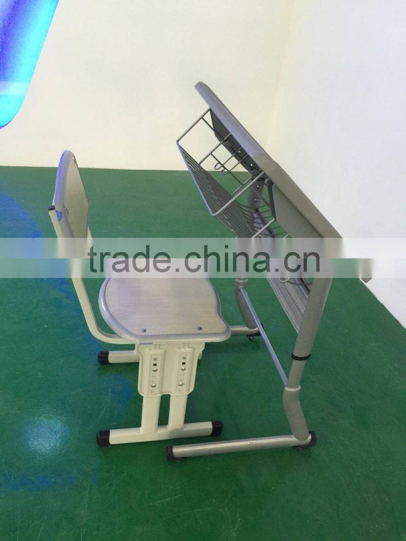 folding school desk adjustable school desk and chair modern school furniture HXZY049