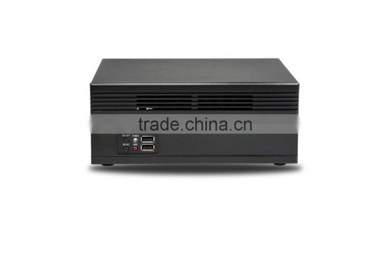 2U industridual itx chassis with 4th generation Intel i3-4160, 3.6G, copper core fan, DDR3 aluminum