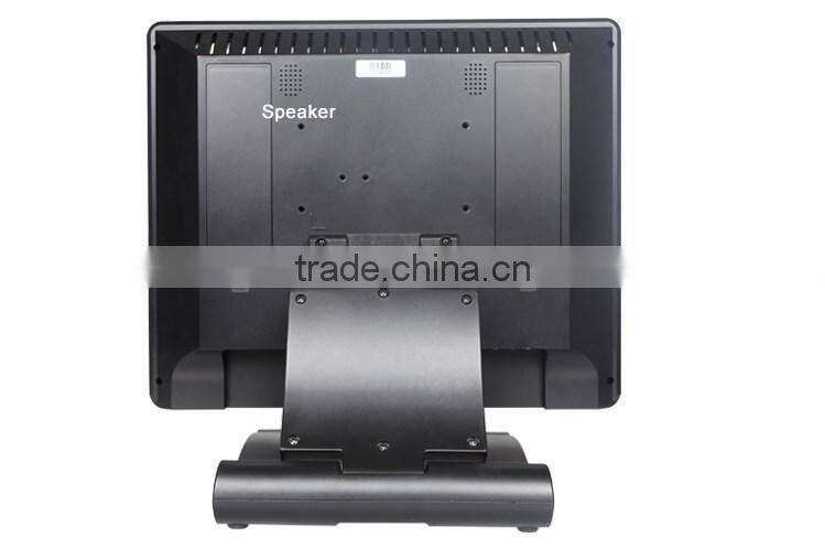 HDMI VGA input 12.1 inch touch screen foldable stand bracket led display advertising