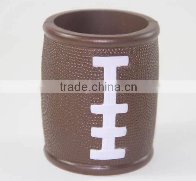 PU Foam Can Coolers Stubby Holder,Football Can Cooler