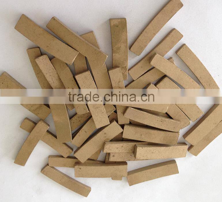 China hot selling diamond cutting segment for trimming and slabbing marble
