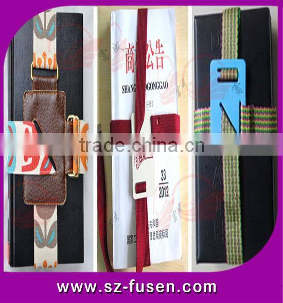 custom any color hook loop book strap