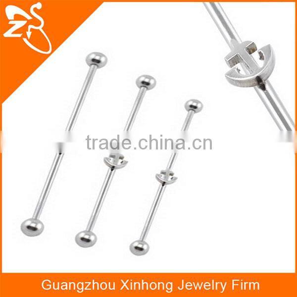 industrial barbells jewelry, fashion hearts shaped earrings, industrial piercing earrings