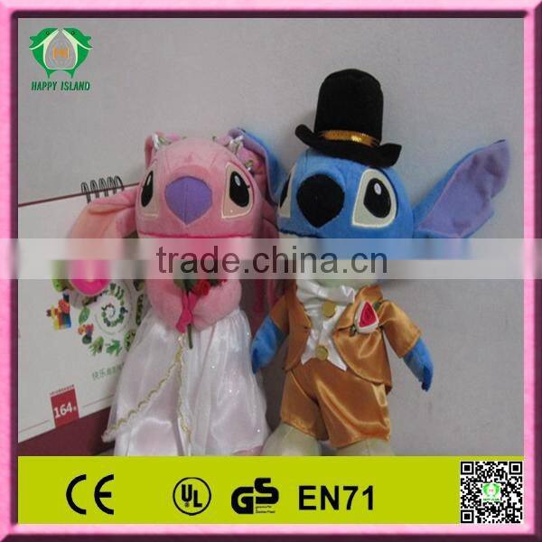 Hot!!! HI CE lovely Promotional funny stitch plush toys ,cheap toys