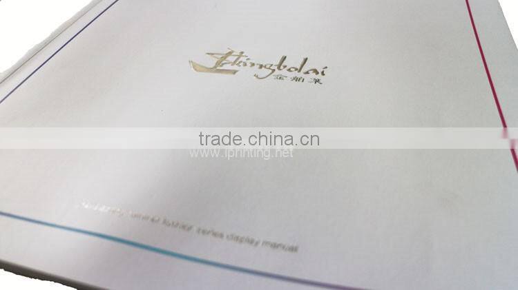 Hot stamping embossing softcover fashion photo album printing