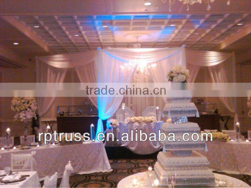 Hot selling wedding pipe drape, portable pipe and drape for wedding