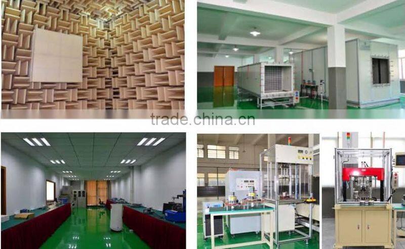 EC axial fan with fan guard