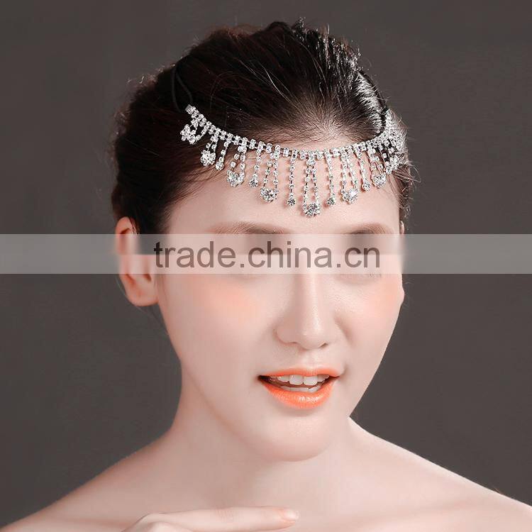 china wholesale crystal headbands, crystal bridal headband
