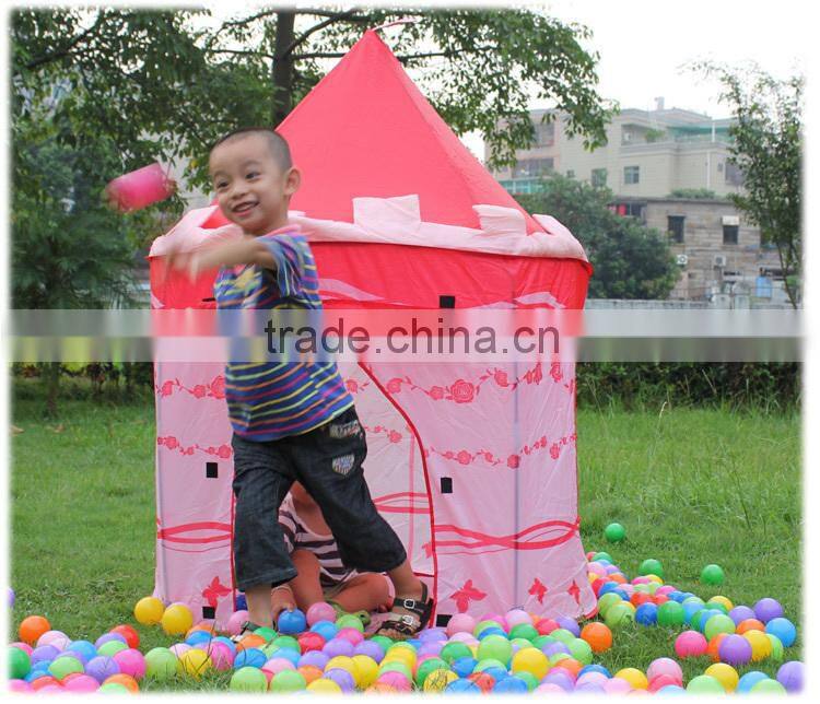 Folding castle children kids play tent