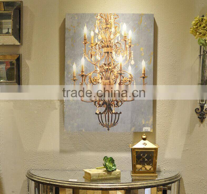 Modern City Home Wall art picture,led canvas painting,led canvas wall art print