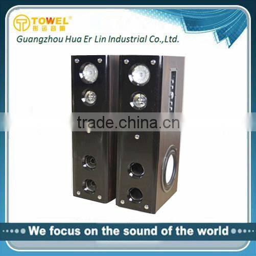 5.1 subwoofer speaker/ speaker with light /USB/SD/FM/RC+woofer wireless system soundbar