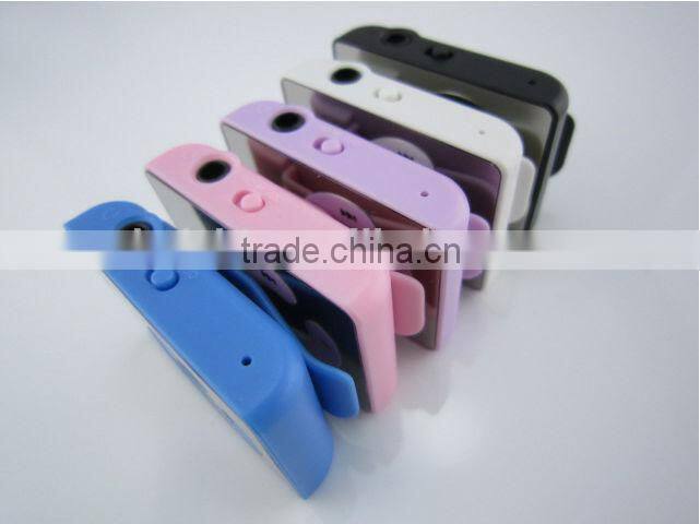 very cheap "C" button mirrorno screen plastic digital mp3 player with Free logo print