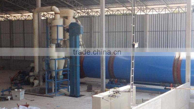 henan chicken manure dryer machine with manure removal system