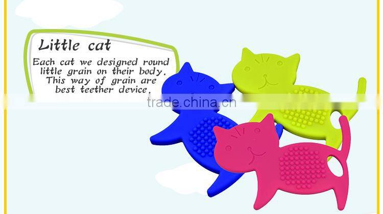 silicone pendant chew educational toys for kids