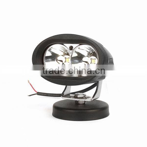 oval forklift parts 20w LED work light 10-60VDC waterproof safe warning light led pod spot/flood beam