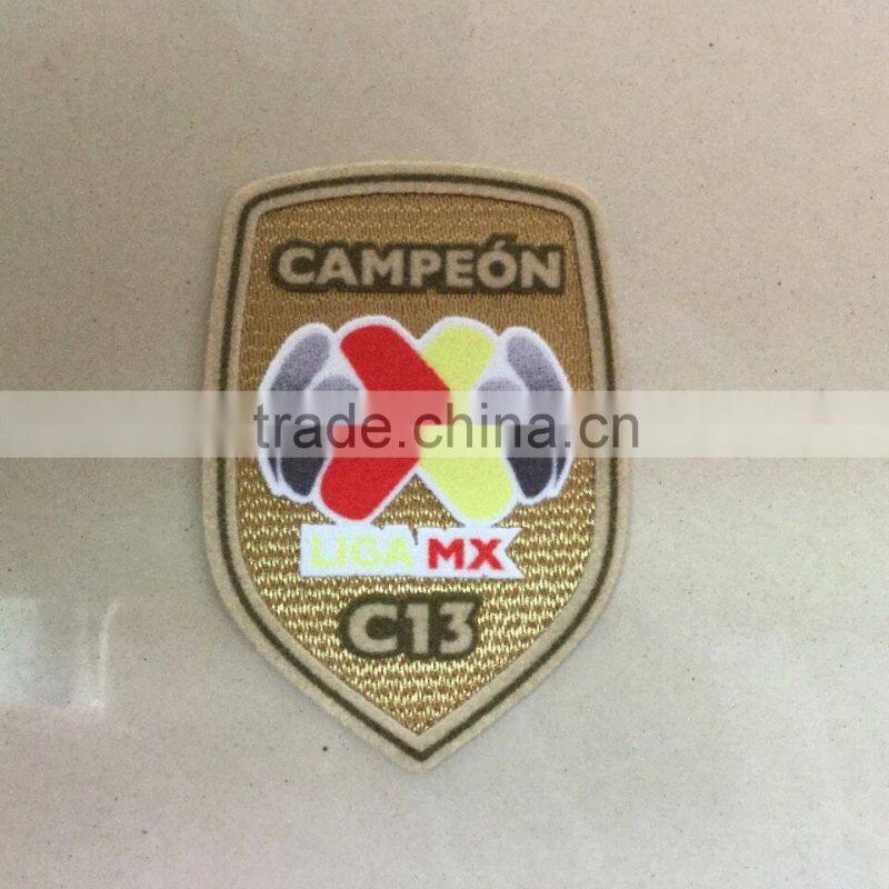 factory direct 3d flock transfer tatami fabric patches on transfers custom design iron on patch