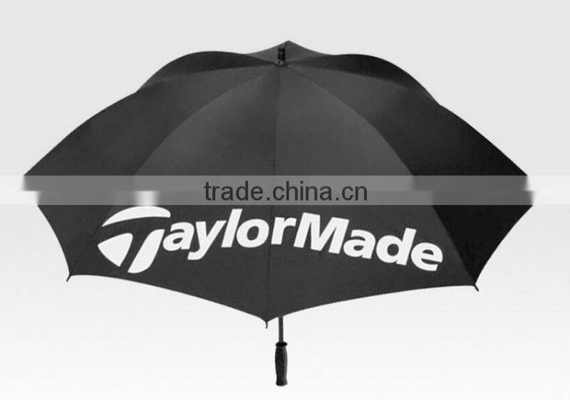 straight cheap price bright colored 8k golf umbrella with plastic cover