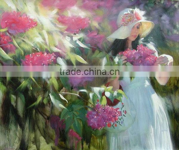 M-214 Modern Art Hot Sex Woman Oil Painting