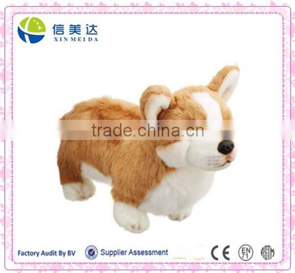 Plush Lifelike Cute Corgi Soft Dog Toy