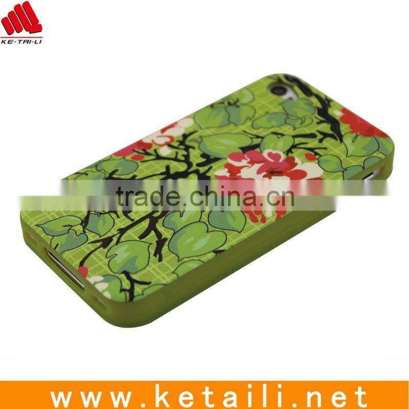 silicone for printing case for iphone 4