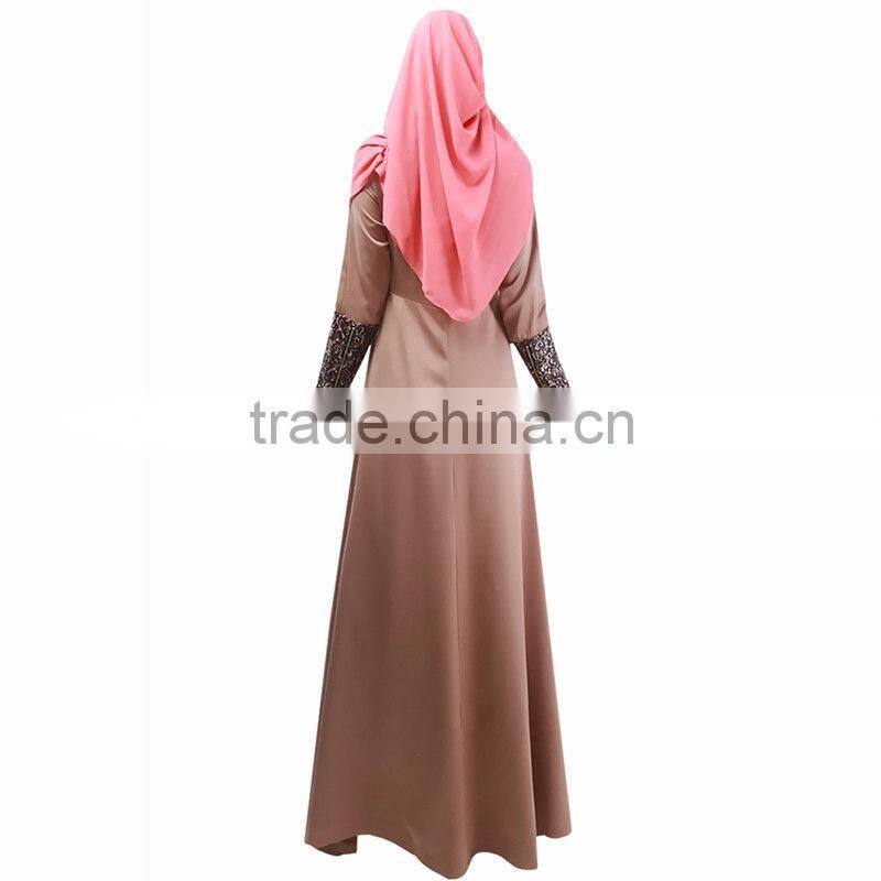 OEM Service Wholesale Cheap Long Islamic Muslim Kaftan Abaya Maxi dress
