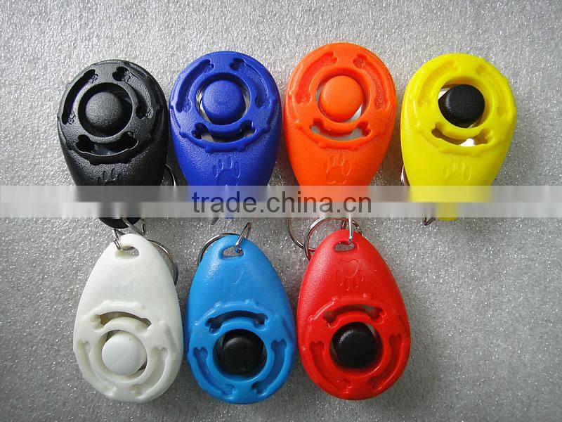 Teardrop shaped blank dog training clicker