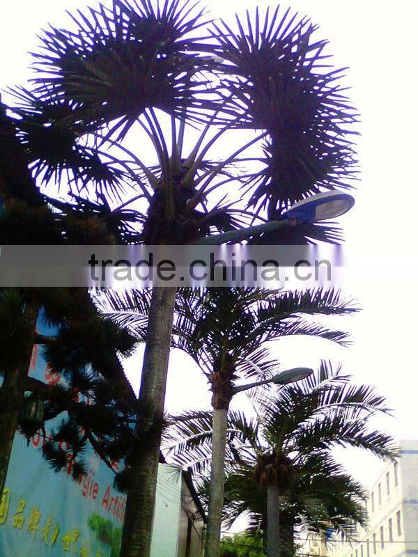 Palm led light tree lamp post outdoor landscape light up palm tree plant LED Chian products