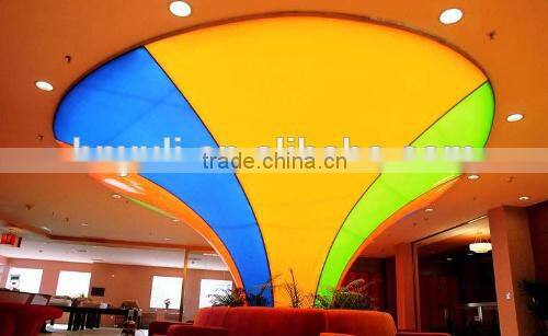 Decorative stretch pvc ceiling film