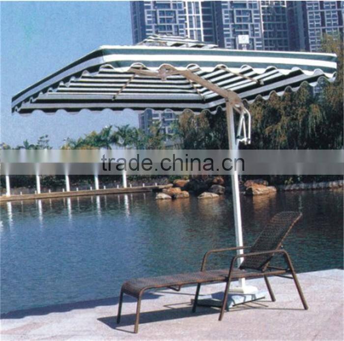 Garden Table and Chair with umbrella ,PE Rattan Garden sofa