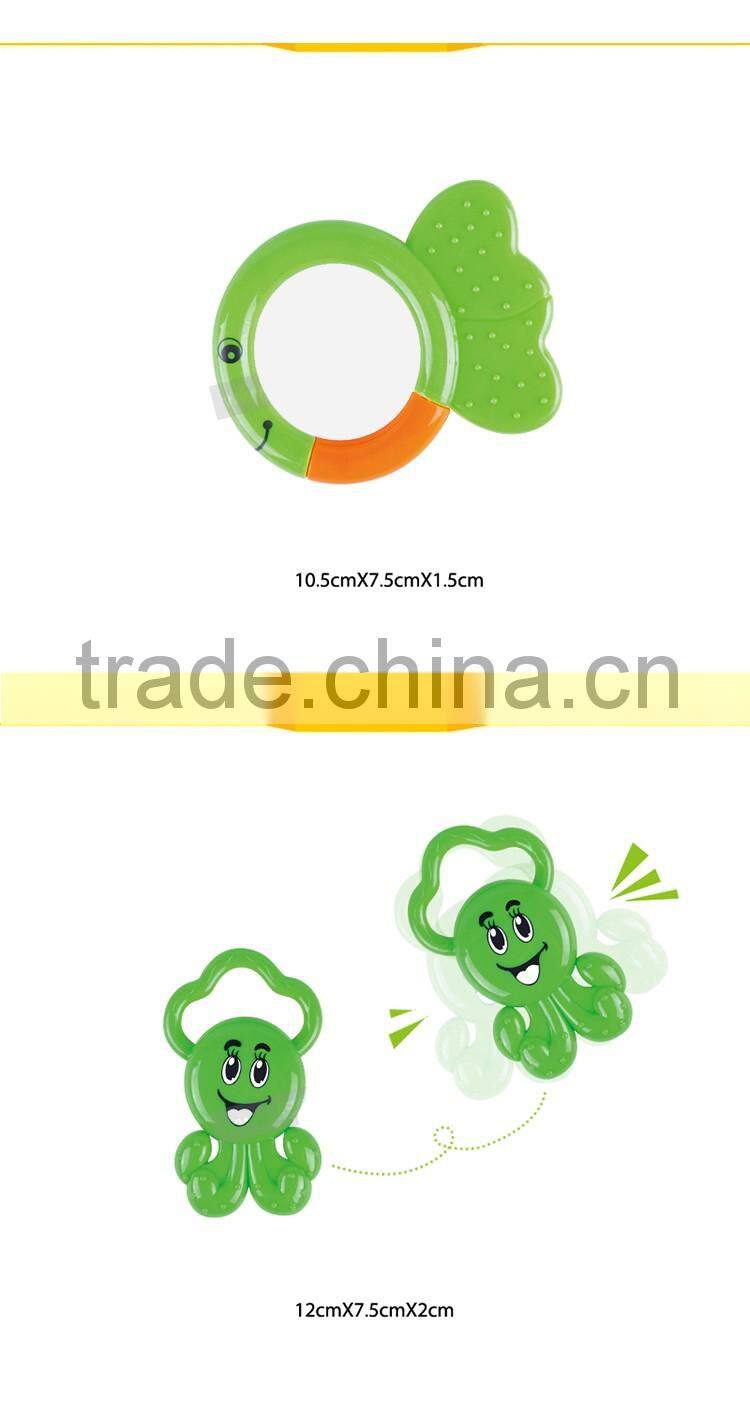 Non-toxic newborn baby gift set rattles nipple infant toys for sale