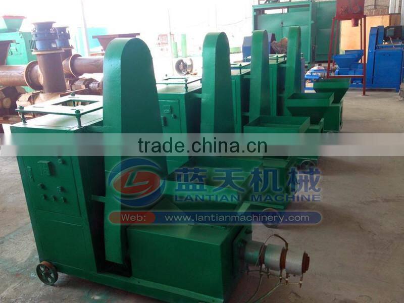 BBQ charcoal making machine manufacturer for biomass wastes charcoal bar briquette machine