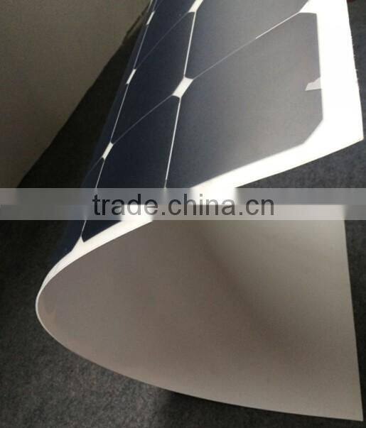 100W Sunpower Semi Flexible Solar Panel Bendable Solar Panel For Boat,Yacht,Roof FR-225