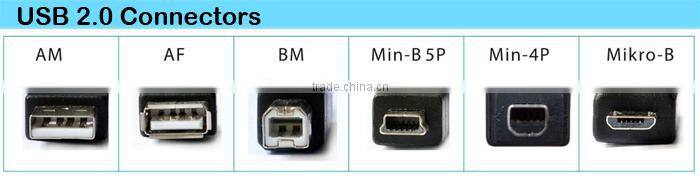 Led High Speed And Quality USB 2.0 Cable AM/AF